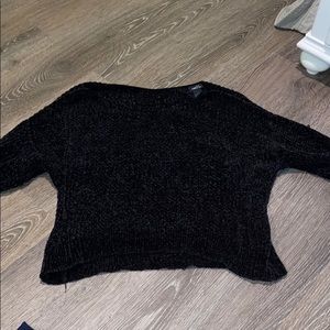 Oversized black sweater